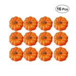 16PCS/Set 5.5cm Foam Simulate Pumpkins Halloween Party Decorative Prop Ornaments