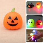 Halloween Gift Finger Lights Toys Party Decoration Kids Toys Pumpkin Bat Ring – Pumpkin