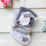 Christmas Decoration Heavy Velvet Stockings Gift Bag – Santa Claus