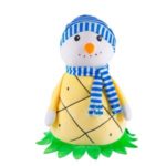 Christmas Snowman Ornament Plush Toy Doll Home Decoration – Strawberry