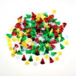 Christmas Tree Snowflake Shaped Merry Table Confetti Sprinkles Party Decor – Style A