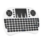 Backlit 2.4GHz Wireless Keyboard Air Mouse Touchpad Handheld Remote Control Backlight – English Version/White