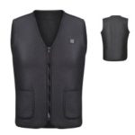 Electric USB Heated Warm Vest Men Women Heating Coat Jacket Clothing – XL