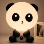 Rechargeable Cute Animal Shape Night Light Sleeping Lamp – Panda/EU Plug