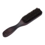 Male’s Facial Beard Brush Mustache Comb Shaving Brush Wooden Facial Hair Brush – Dark Brown