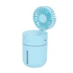 DC5V 2W Mini Humidifier Diffuser Fan Mist Spray with Night Light – Blue