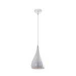 AC100-240V 40W Max Pendant Light Ceiling Lamp E27 Bulb Base Socket Holder – White