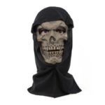 Cosplay Halloween Mask Overhead Latex Rotting Face Costume Scary Mask Trick Game Toy – Dark Grey