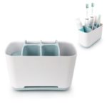 Detachable Toothbrush Holder Storage Box Toothbrush Dispenser Shelf Toothpaste Organizer Rack – Blue