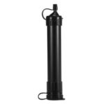 Outdoor Camping Water Filter Straw Water Filtration System for Traveling Backpacking – Black