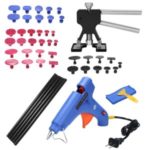 49pcs Auto Car Body Paintless Dent Puller Dent Lifter Repairing Removal Hail Glue Machine Tools Kit – EU Plug/Black