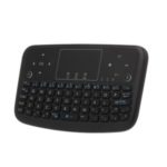 A36 Wireless Keyboard 2.4GHz Air Mouse Rechargeable Touchpad Keyboard for Android TV Box Smart TV PC PS3 – Black