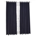 Blackout Curtains Thermal Insulating Room Darkening Curtains for Living Room 55″X96″ – Navy Blue