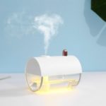 250ML Mini USB Charging Submarine Boat Shape Humidifier LED Night Light Personal Air Diffuser for Travel – White