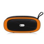 TWS Wireless Portable Bluetooth Speaker Built-in Microphone Support TF Card/FM Radio – Orange