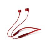 Neck-band In-ear Waterproof Wireless Bluetooth Stereo Headset with Mic – Red