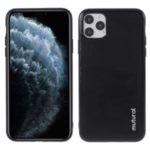MUTURAL Card Slot PU Leather Coated PC + TPU Hard Case for Apple iPhone 11 Pro 5.8-inch – Black
