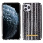 Bling Rhinestone Decor PC + TPU Phone Case for iPhone 11 Pro 5.8-inch – Black
