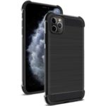 IMAK Vega Air Bag Case Carbon Fiber Brushed TPU Cover for iPhone 11 Pro 5.8-inch
