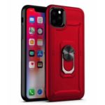 Ring Holder Kickstand PC TPU Hybrid Case for Apple iPhone 11 Pro 5.8 inch – Red