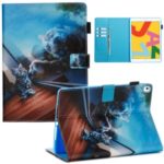 Pattern Printing PU Leather Stand Wallet Protective Tablet Case for iPad Pro 10.2 – Reflection