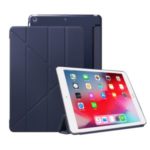 Origami Stand Leather Smart Case Shell for iPad 10.2 (2019) – 
Dark Blue