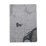 Map Surface Printing Wallet Stand Leather Tablet Casing Shell for iPad 10.2 (2019) – Grey