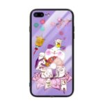 KINGXBAR Palace Series TPU Frame + Tempered Glass Back Case for iPhone 8 Plus/7 Plus 5.5 inch