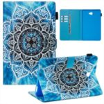 Printing PU Leather Stand Tablet Cover for Samsung Galaxy Tab A 10.1 (2016)/T580/T585 – Malanda Flower