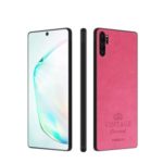 PINWUYO Pinrui Series PU Leather Coated PC + TPU Cell Case for Samsung Galaxy Note 10 Plus/Note 10 Plus 5G – Red
