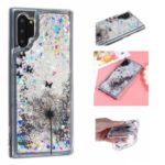 Embossed Glitter Powder Quicksand TPU Back Case for Samsung Galaxy Note 10 Plus/Note 10 Plus 5G – Dandelion