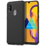 Jazz Series Twill Texture TPU Back Phone Case for Samsung Galaxy M30s – Black
