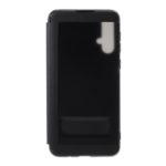 For Huawei Nova 5 / Nova 5 Pro View Window Stand Leather Casing Cover – Black
