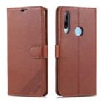 AZNS PU Leather Wallet Case for Huawei P Smart Z/Y9 Prime 2019 – Brown