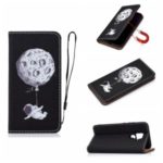 Pattern Printing PU Leather TPU Phone Shell Cover for Huawei Mate 30 Lite/nova 5i Pro – Spaceman