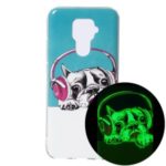 For Huawei Mate 30 Lite / nova 5i Pro Noctilucent Pattern Printing IMD TPU Back Cover – Dog