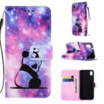 Printing PU Leather Wallet Case for Xiaomi Redmi 7A – Panda