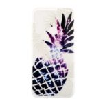 Embossed Rubberized TPU Phone Case for Xiaomi Redmi Note 8 – Purple Pineapple