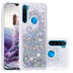 Dynamic Glitter Sequins TPU Back Case Cell Cover for Xiaomi Redmi Note 8 – Silver
