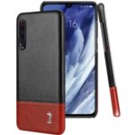 For Xiaomi Mi 9 Pro 5G IMAK Ruiyi Series PU Leather Coated PC Hard Case + Explosion-proof Screen Film – Black / Brown