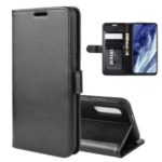 Crazy Horse Leather Wallet Case for Xiaomi Mi 9 Pro / Mi 9 Pro 5G – Black
