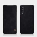 NILLKIN Qin Series Leather Cover Shell with Card Slot for Xiaomi Mi 9 Pro 5G – Black