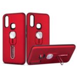 Magnetic Finger Ring Kickstand Phone Shell for Vivo Y17 – Red