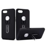 Magnetic Finger Ring Kickstand Phone Shell for Oppo A1k – Black