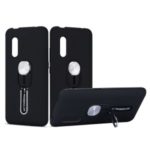 Magnetic Finger Ring Kickstand Phone Shell for Vivo V15 Pro – Black