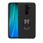 Detachable PC + TPU Combo Case with Finger Ring Kickstand for OPPO A9 (2020) / A11x – Black