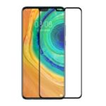HAT PRINCE for Huawei Mate 30 0.26mm 9H 6D Curved Full Size Tempered Glass Screen Protector Film – Black