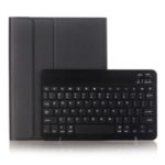2 in 1 Bluetooth Keyboard Leather Tablet Case with Pen Slot for iPad 10.2 (2019) (A102B) [Backlight Version] – Black