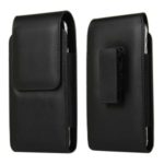 6.3 inch Universal Clip-on Waist Bag Card Holder Pouch Leather Phone Cover for iPhone 11/11 Pro/XR/XS