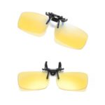 Blue Light Clip Lock on Anti-fatigue Glasses Anti UV Blue Rays Flip Up Tension Glasses – Yellow